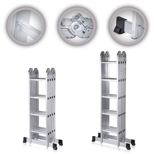 1 (7) aluminium folding ladder